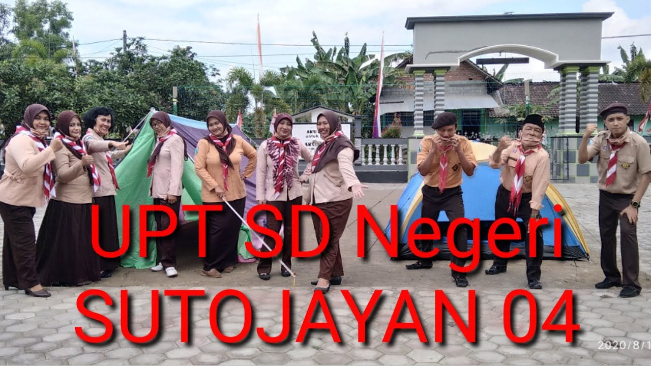 memperingati Hari Pramuka ke -59 tahun 2020 UPT SD Negeri Sutojayan 04