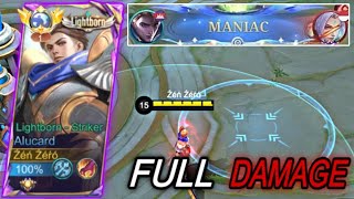 WTF!🤬 MANAIC ALUCARD FULL DAMAGE SKILL BUFF (Alucard top global)