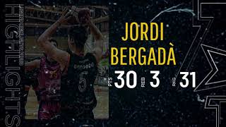JORDI BERGADA GLOBALCAJA QUINTANAR 30 PUNTOS 31 VALORACION LIGA EBA 2021 HIGHLIG