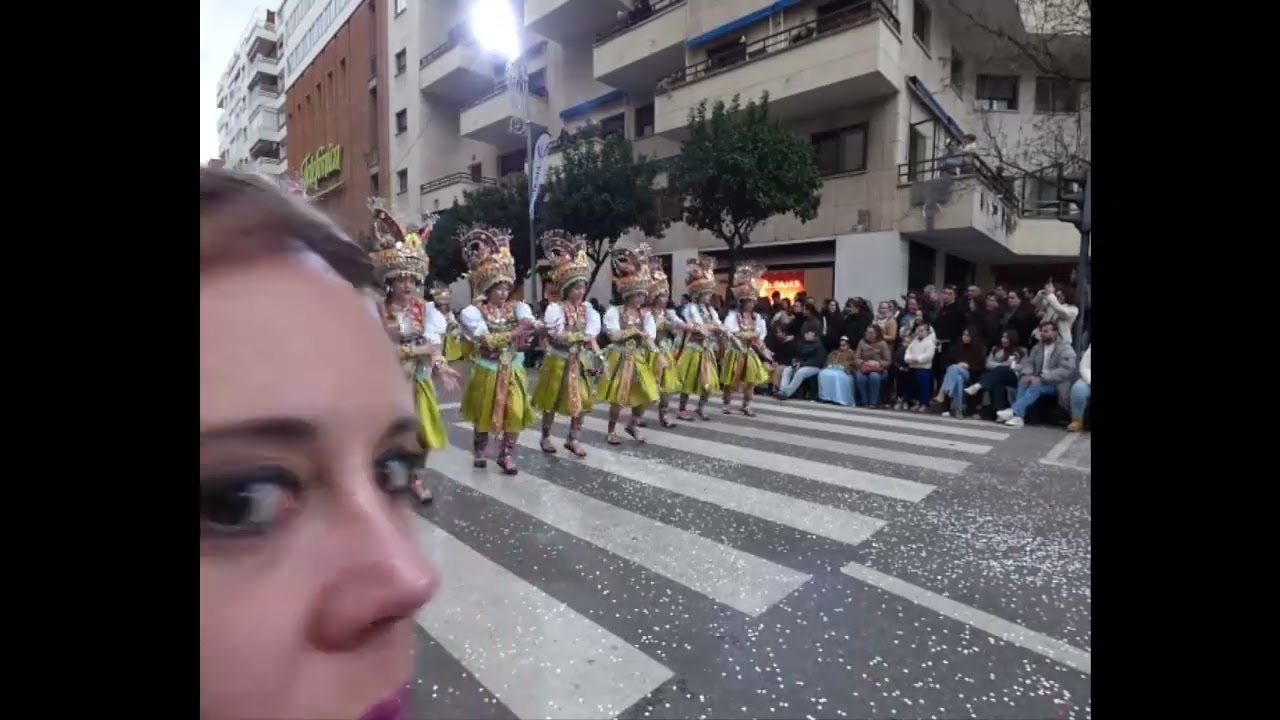 Desfile de Carnaval de Badajoz.Comparsa Donde vamos la liamos.15-2-2026