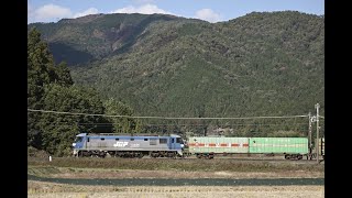#256|59レ 福山レールエクスプレス EF210-149 @JR東海道本線南荒尾(信)~関ヶ原 1080p/60 2021.11.13