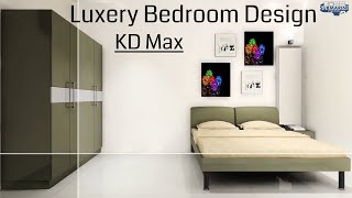 Guest Bedroom Moadelling & Rendering in KD Max Tutorial