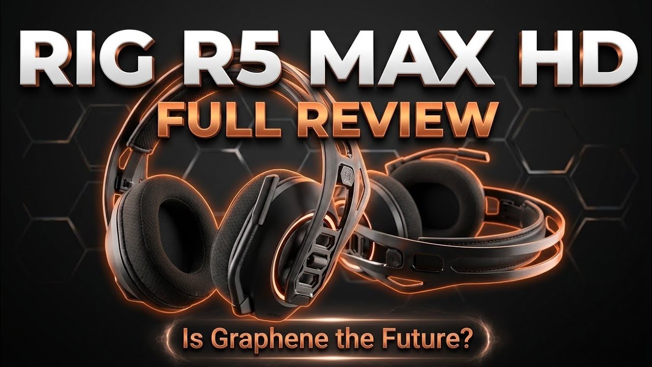 RIG R5 MAX HD Review: Is Graphene the Future of Gaming Audio? - YouTube