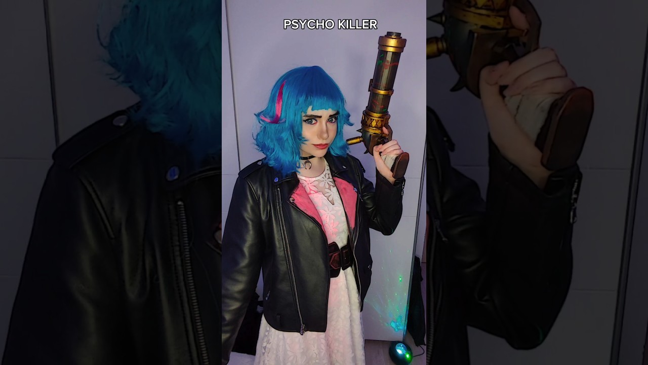 In another world she's Jinx the psycho killer | Powder | Arcane #cosplay