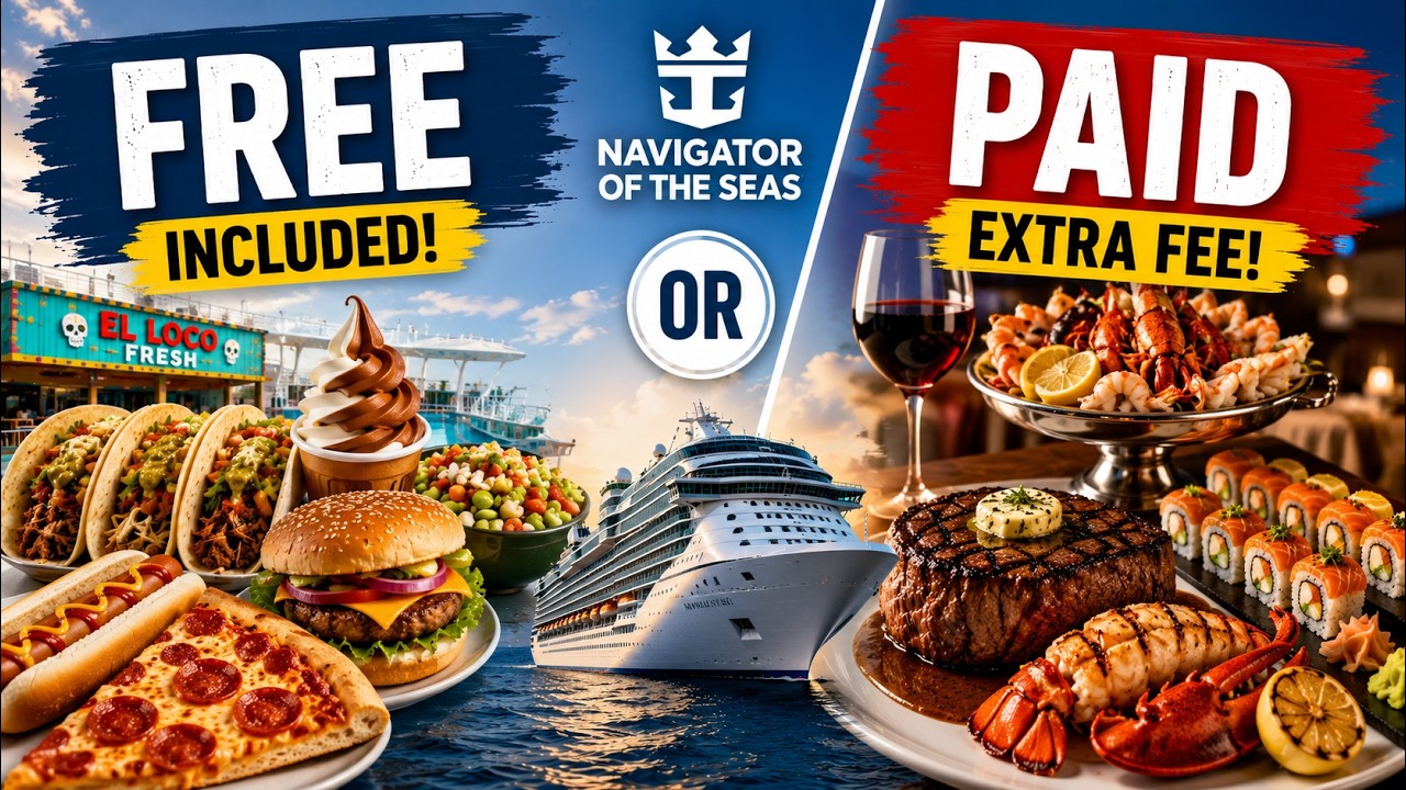 Navigator of the Seas: EVERY Restaurant Explained (Free & Paid)