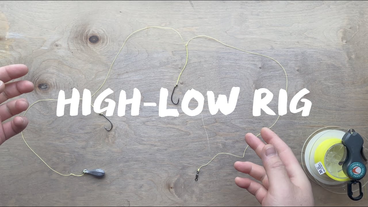 This Catches ALMOST Everything!  How to Make a High Low Rig 