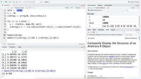 Confidence interval interpretation - Statistics by Simulation in R