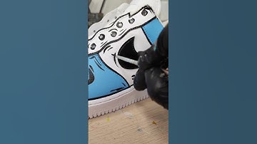 AF1 Cartoon Custom 😱💙✨ Part. 2