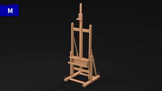 Cavalletto da studio | Studio easel M18