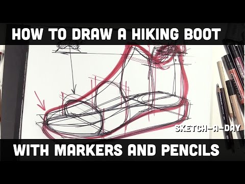 Industrial Design: How to draw a Boot - part 1