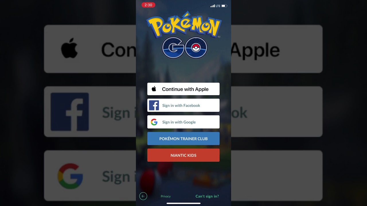 How to fix sign in with google, Facebook, and apple on Pokémon go (March  2022) 