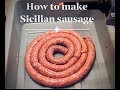 How To Make Sicilian Sausage