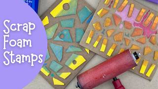 How to Make Texture Stamps from Scrap Foam