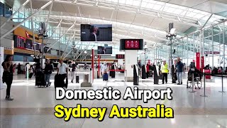 AUSTRALIA SYDNEY Domestic Airport : Terminal 2 & 3 + Domestic Airport Train Station