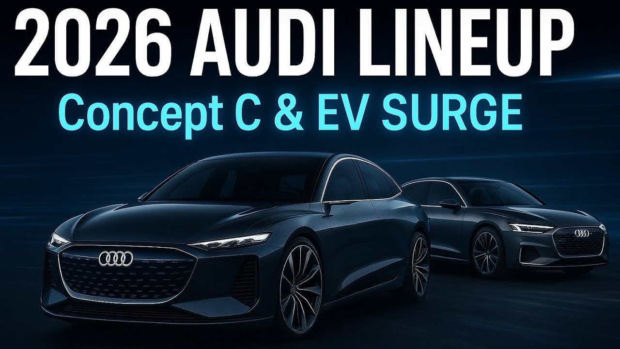 2026 Audi Lineup Revealed: Concept C, EV Surge & Legacy Models Explained