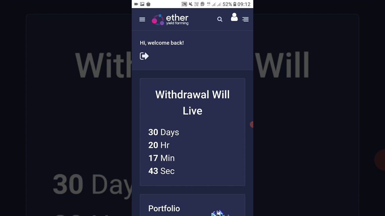 Eifi withdrawal countdowns begain