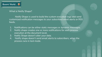 Dell Boomi Tutorial Day-14|Notify Shape|How To Configure Notify Shape|Execute Shapes|BoomiWorld
