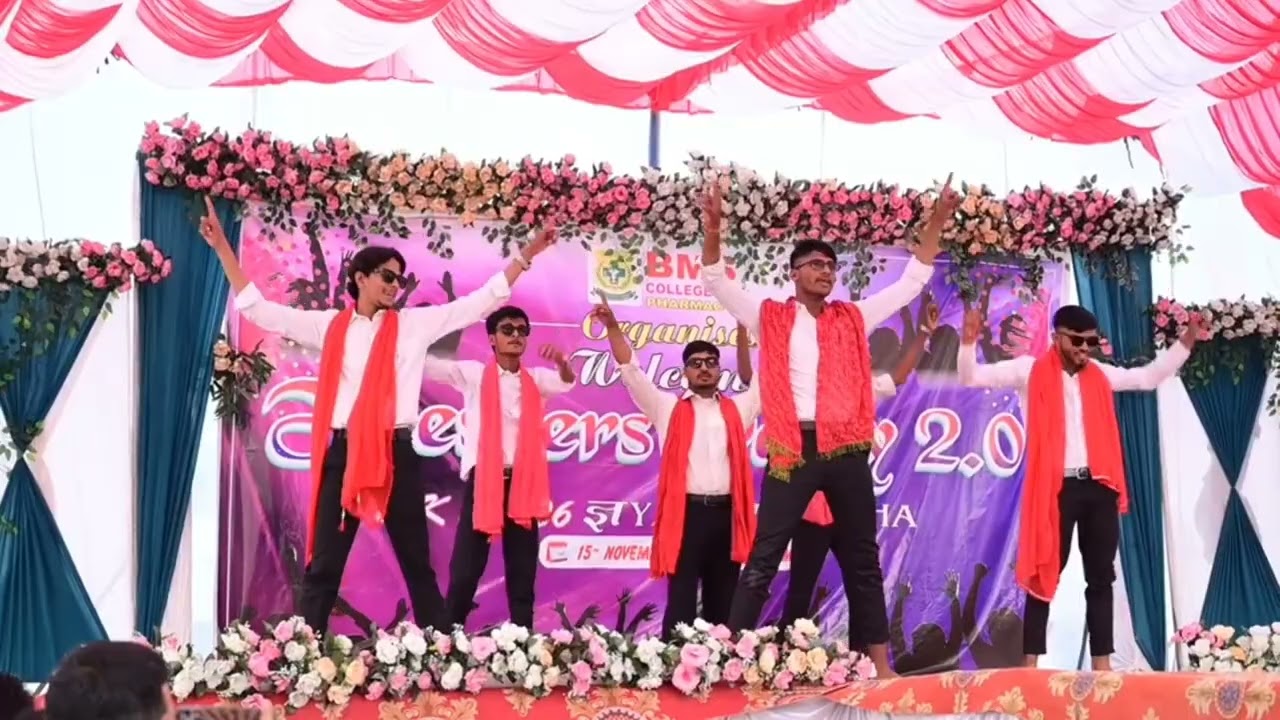 Fresher party in BMS College of pharmacy 