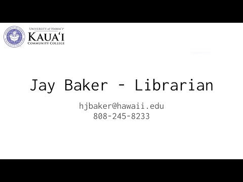 KCC - Spring 2022 - Library Introduction