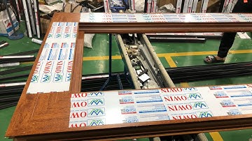 Hướng dẫn ép cánh cửa nhôm thuỷ lực owin | nhôm owin | cửa nhôm thuỷ lực owin