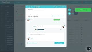 OneDesk - Using the # Sign to Create Links in Conversations