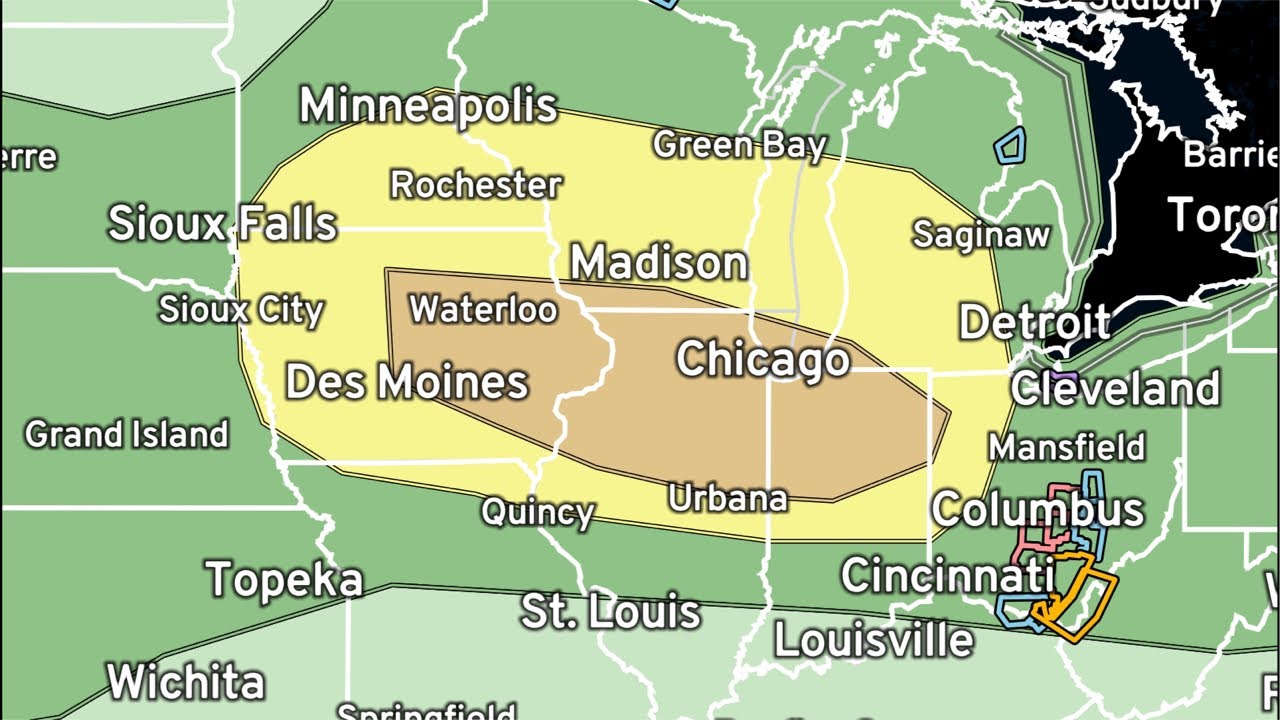 On the way to Enhanced Risk (possible Derecho) tomorrow. - YouTube