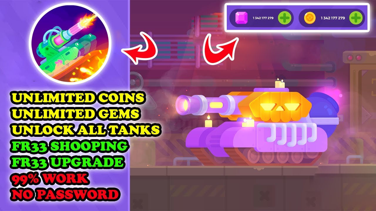 Tank Stars mod apk terbaru 2023 - Unlimited Coins & Gems