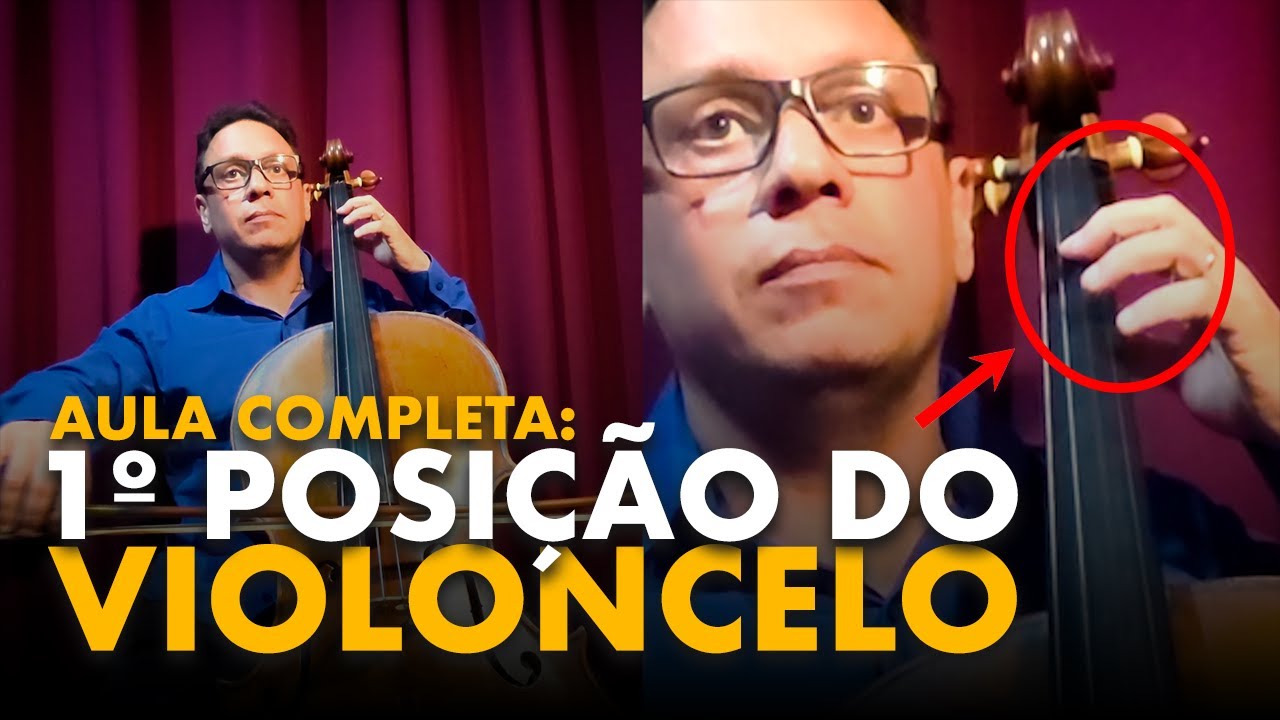 APRENDENDO AS NOTAS DA PRIMEIRA POSIÇÃO | AULA 1 | CURSO ONLINE DE VIOLONCELO
