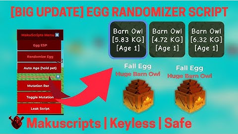 [BIG UPDATE] Egg Randomizer | Pet Spawner Script Fall Update 🍁 | No Key – Grow a Garden