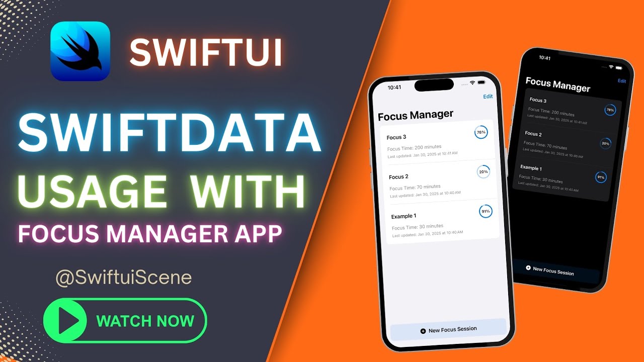 Освойте SwiftData в SwiftUI! Создайте приложение Focus Manager 🔥🚀