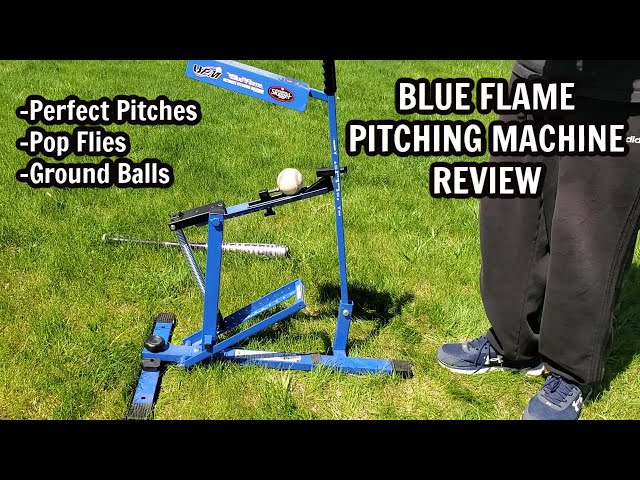 GAME MASTER Louisville Slugger Blue Flame Pro Pitching Machine