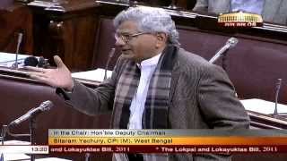 Sitaram Yechury's speech on The Lokpal & Lokayuktas Bill, 2011