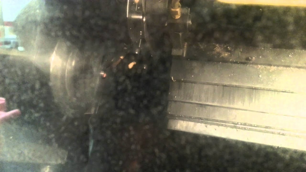 CNC Lathe fireworks. - YouTube