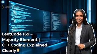 LeetCode 169 : Majority Element | Live Coding C++ | Step-by-Step Explanation 💯