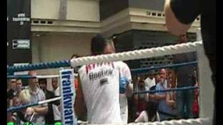 Amir Khan Live At Manchester Triangle Shopping Centre Public Workout Part 3