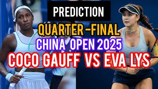 Coco Gauff vs Eva Lys | China Open 2025 | WTA Match