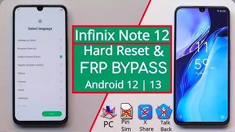 Infinix Note 12 FRP Bypass Android 13,14 Without pc | Infinix X670 Google Account bypass New Method
