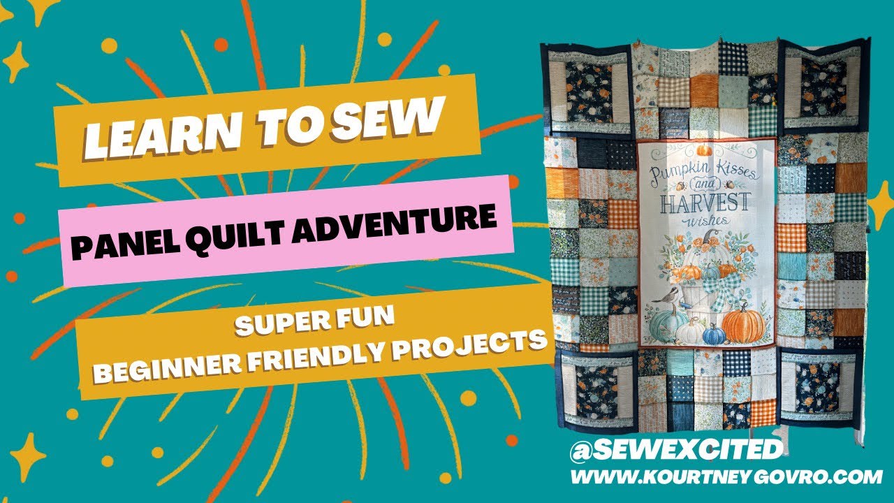 Panel Quilt Fun - how to plan and make a panel quilt - YouTube