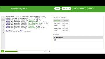Összesítő függvények | Bevezetés az SQL-be | Programozás | Khan Academy magyar