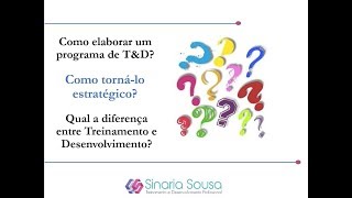 Como elaborar um programa de treinamento e desenvolvimento e torná lo estratégico Profile