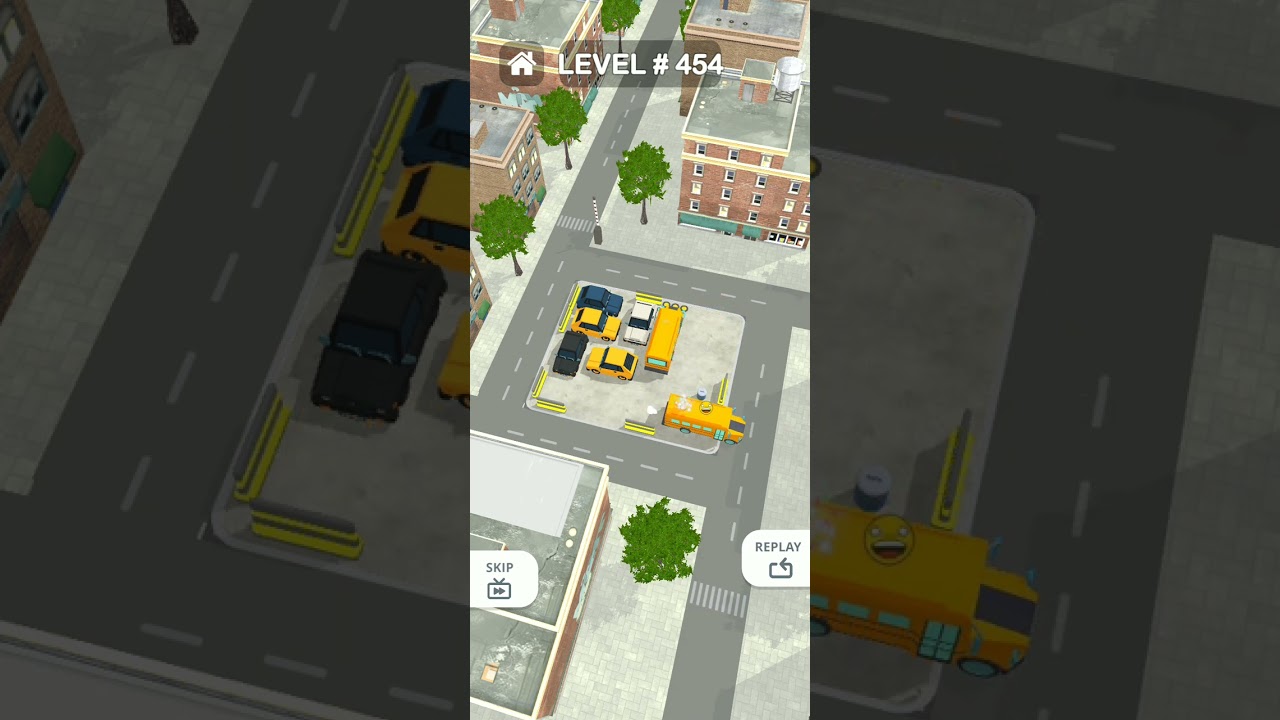 Parking 3d traffic puzzle Level 454 