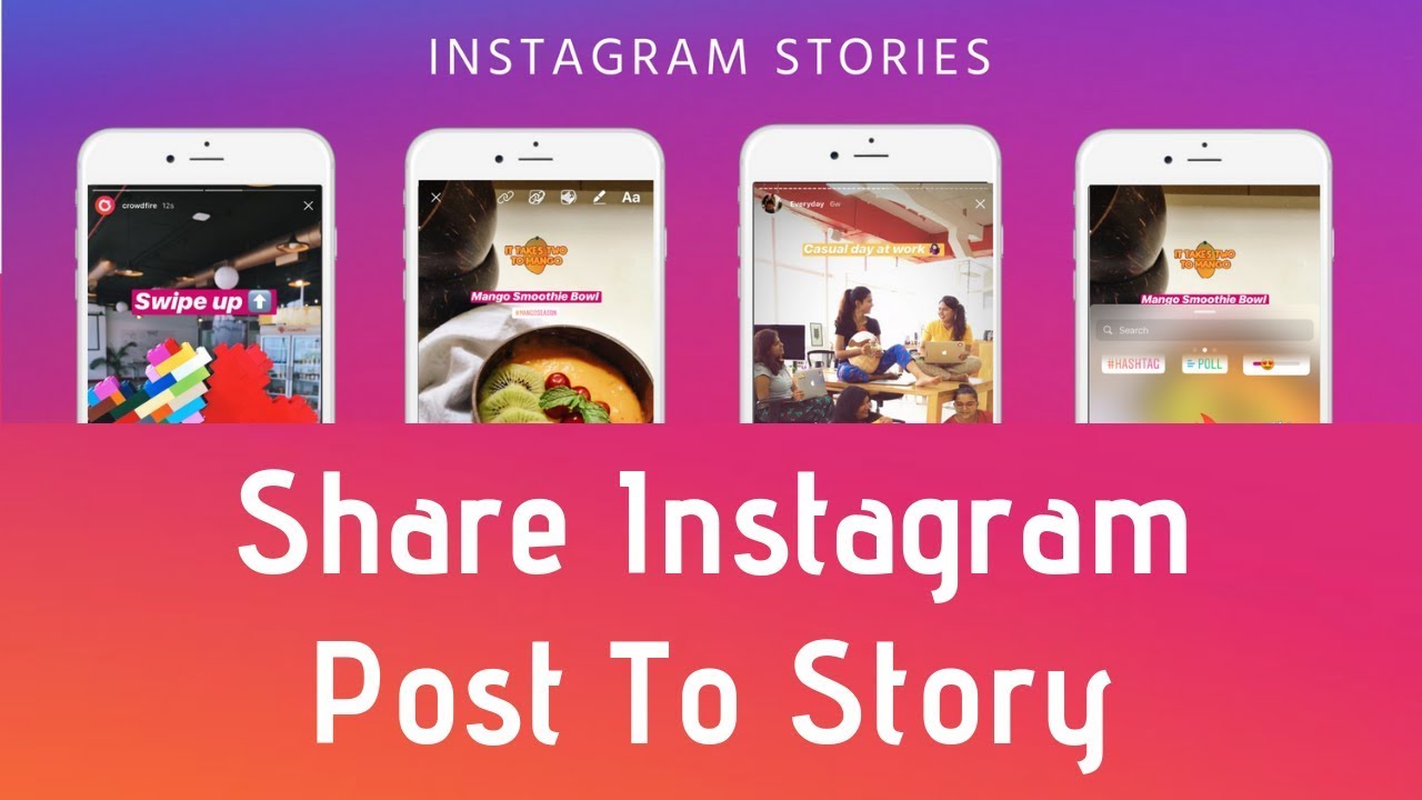 How To Share Instagram Post To Story 2019 | Share Someone's Post In ...