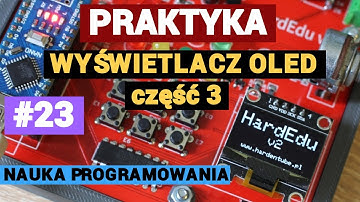 kurs Arduino programowanie -  Wyświetlacz OLED - prosty sposób na menu - #23