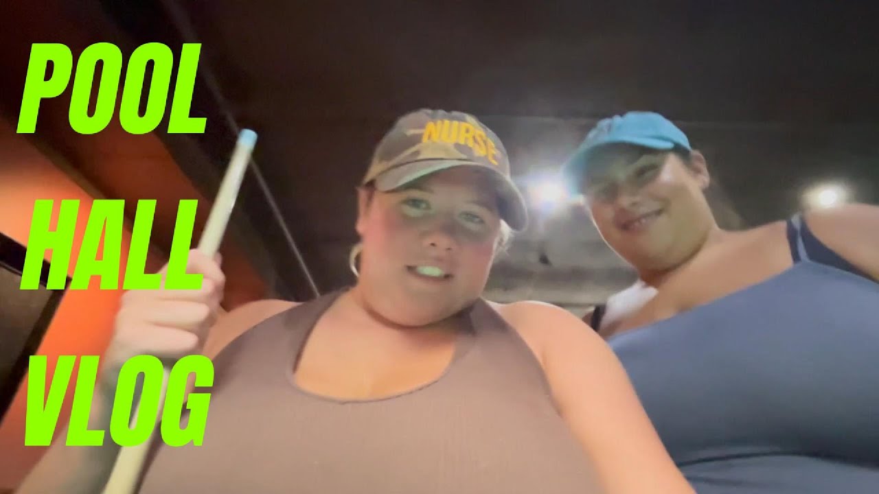 2 pretty best friends go play pool - YouTube