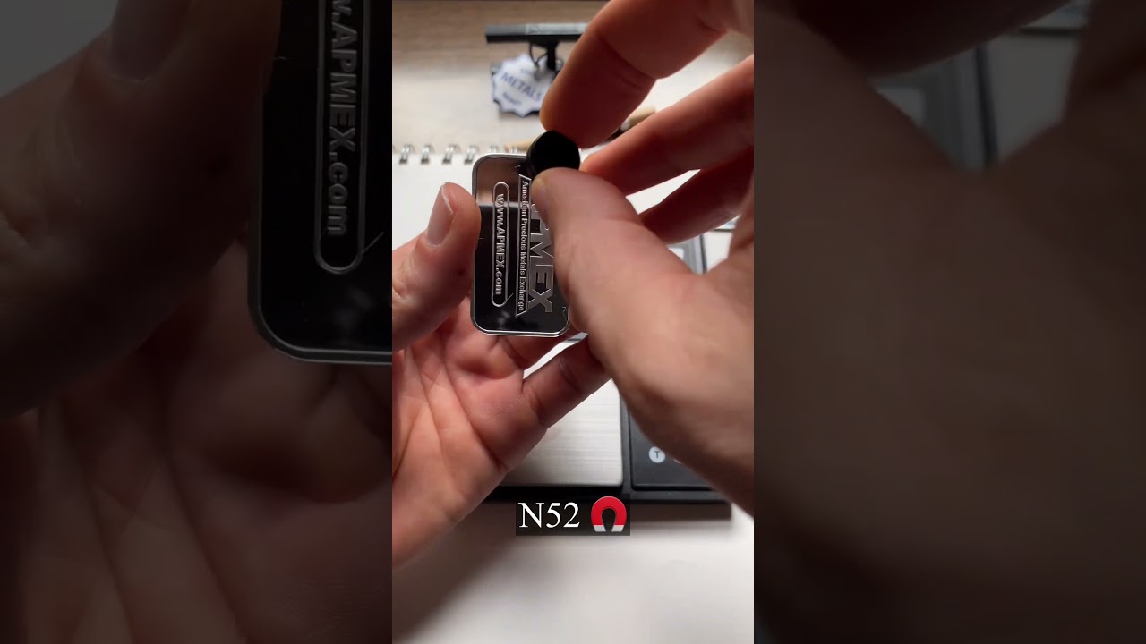 Тестирование серебряного слитка APMEX