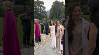 Michelle Yeoh at the Dior event in Lake Como, Italy. #michelleyeoh