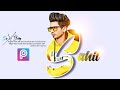 Name Text Photo Editing | Latest Letter Portrait Effect in PicsArt | Viral Name Text Photo