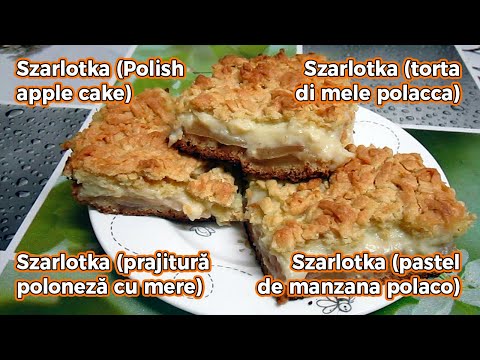 Szarlotka (prajitură poloneză cu mere 🍎🍏 ) - Rețetele Bunicii