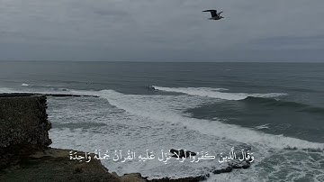 { وقال الرسول يا رب إِنَّ قومي اتخذوا هذا القران مهجورا } ، سوره الفرقان حاتم المالكي 🤍.