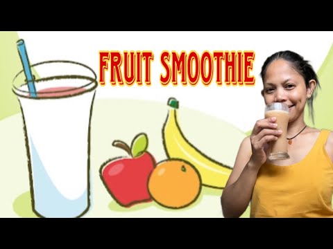 Fruit Smoothie #smoothie #fruits